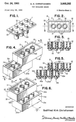 патент на лего