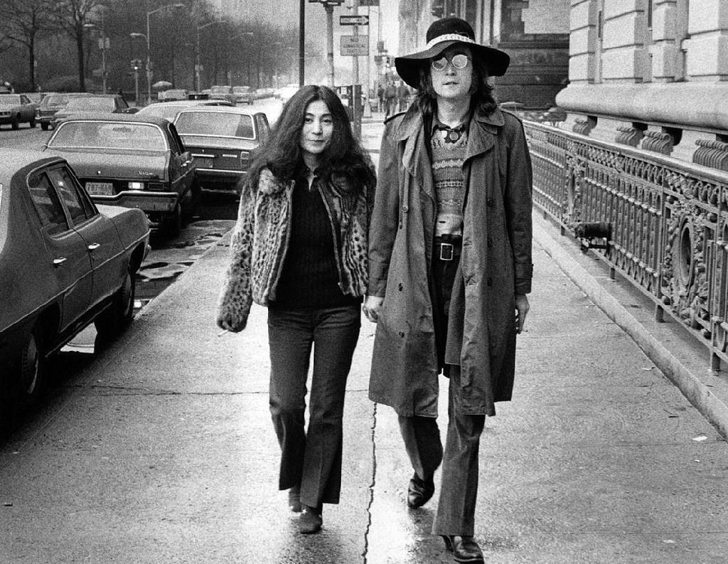 Джон и Йоко в Ню Йорк през 1973 г.