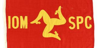 Флаг на Isle of Man Steam Packet Co. Ltd