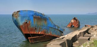 Останките от Ozlem, Черно море.