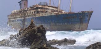 Останките от SS American Star, Фуертевентура.