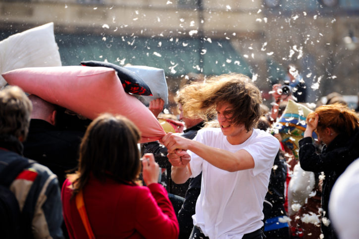 pillow fight