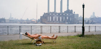 janetdelaney11Sunbather_on_the_East_River_New_York_City_1985