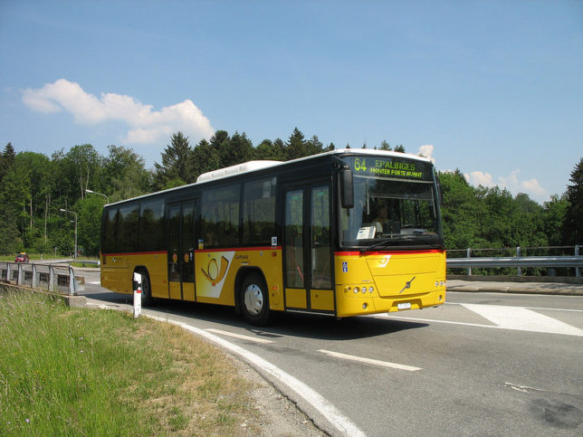 автобус в Швейцария