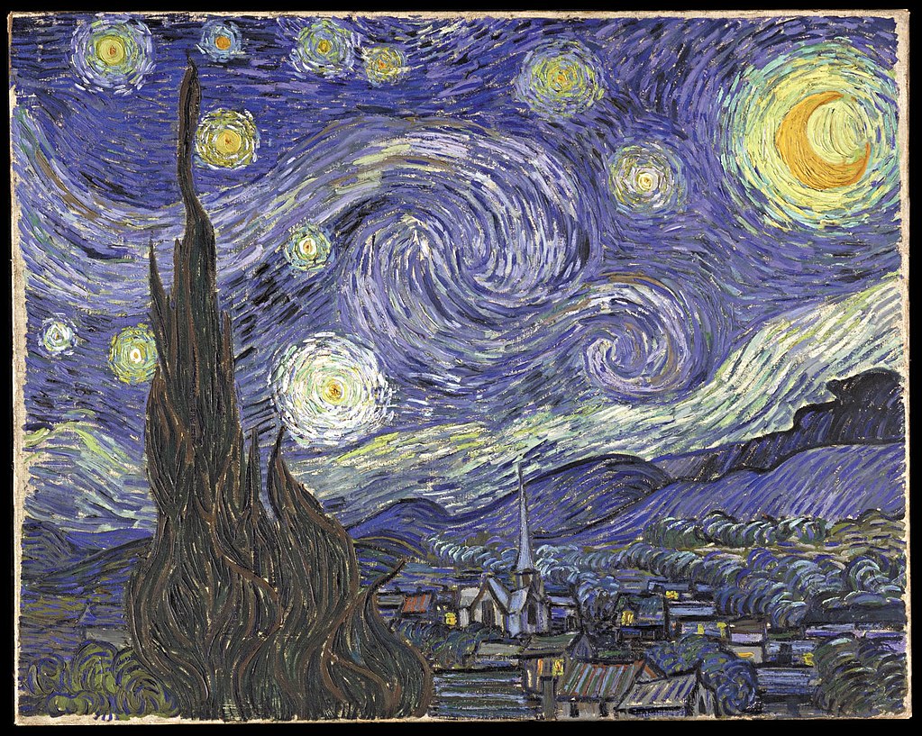 Звездна нощ (1889) на Винсент ван Гог