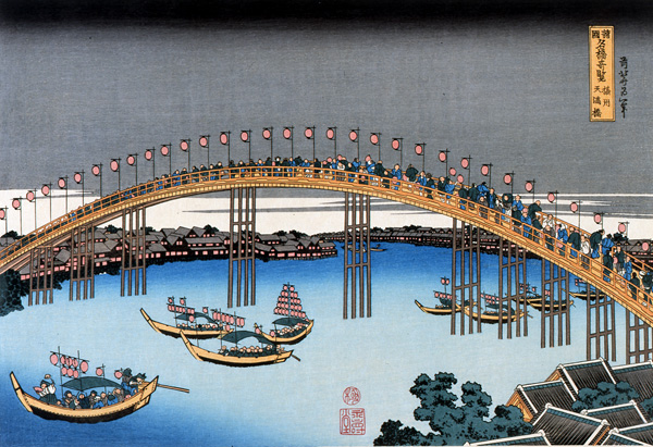 Unusual_Views_of_Celebrated_Bridges_in_the_Provinces-Sesshuu_Tenmabashi